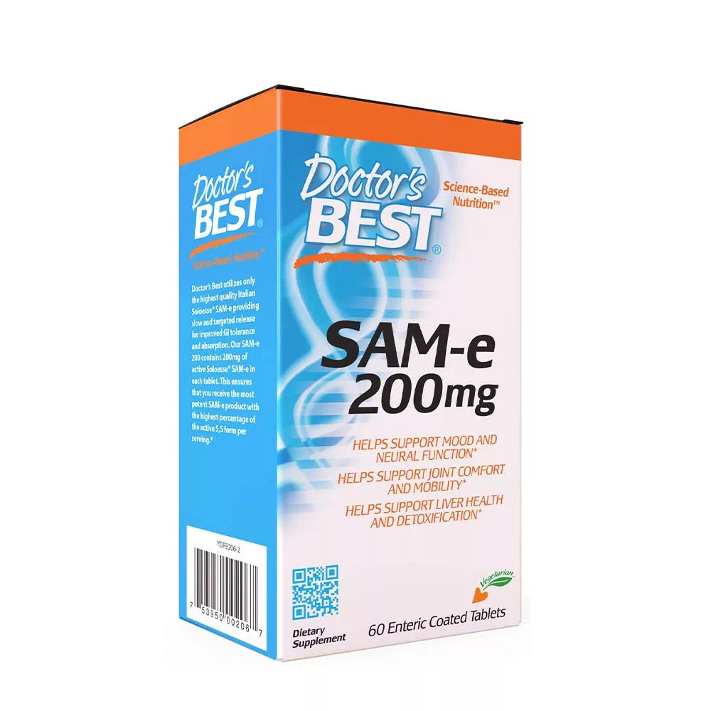 Doctor's Best SAM-E 200 mg (60 Tablets)