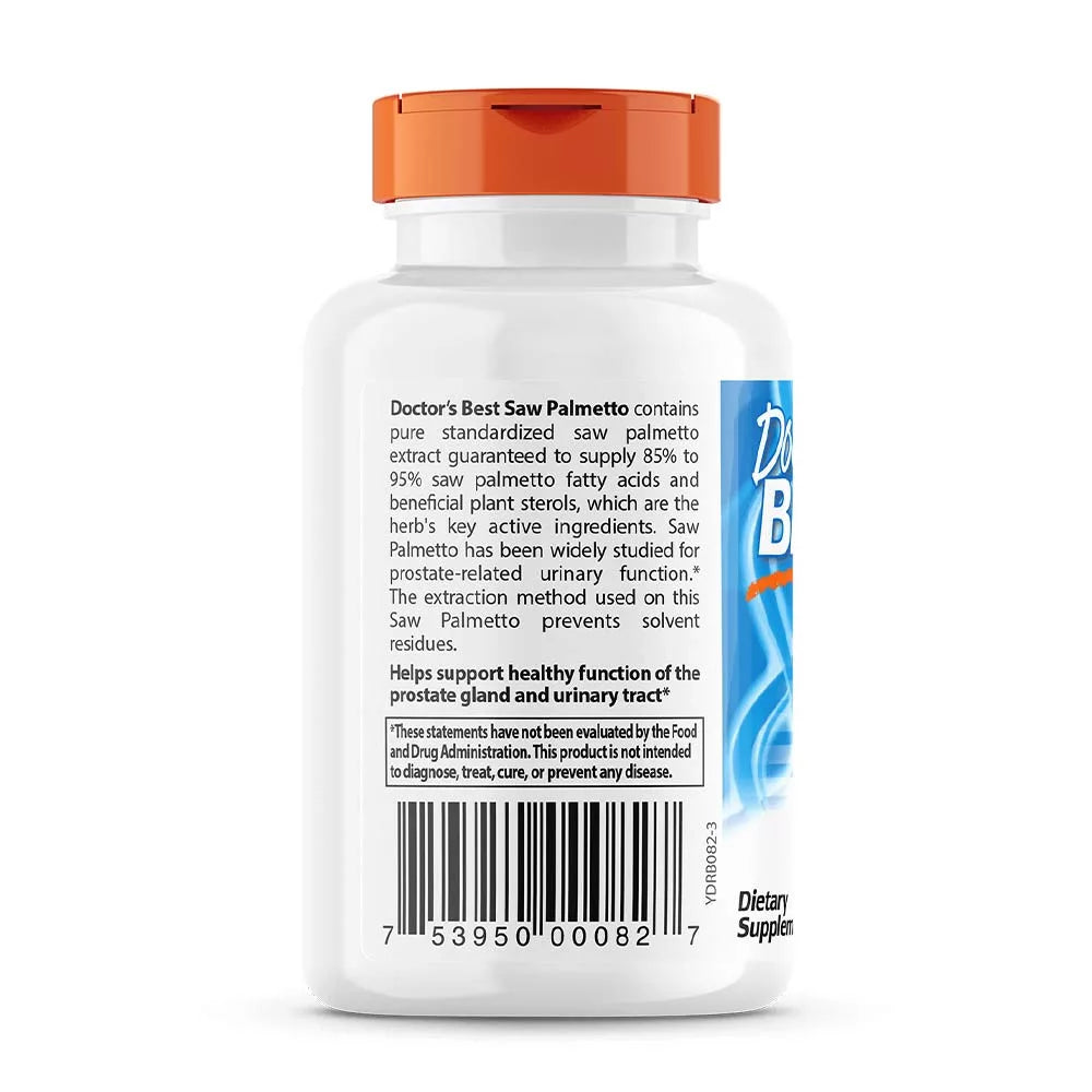 Doctor's Best Saw Palmetto Standardized Extract 320 mg (60 Softgels)