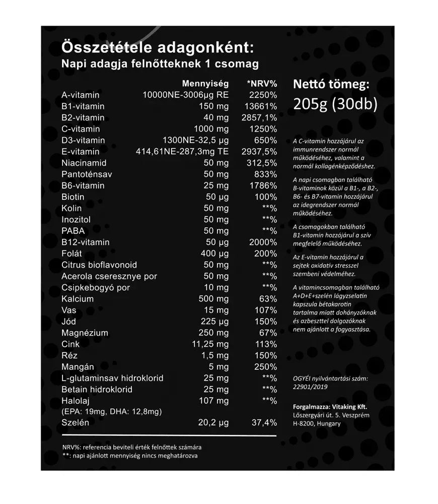 Vitaking Multi Profi Basic (30 Packs)