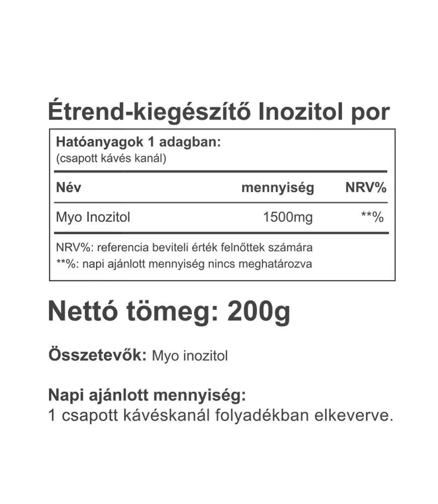 Vitaking Inositol 100% pure powder (200 g)