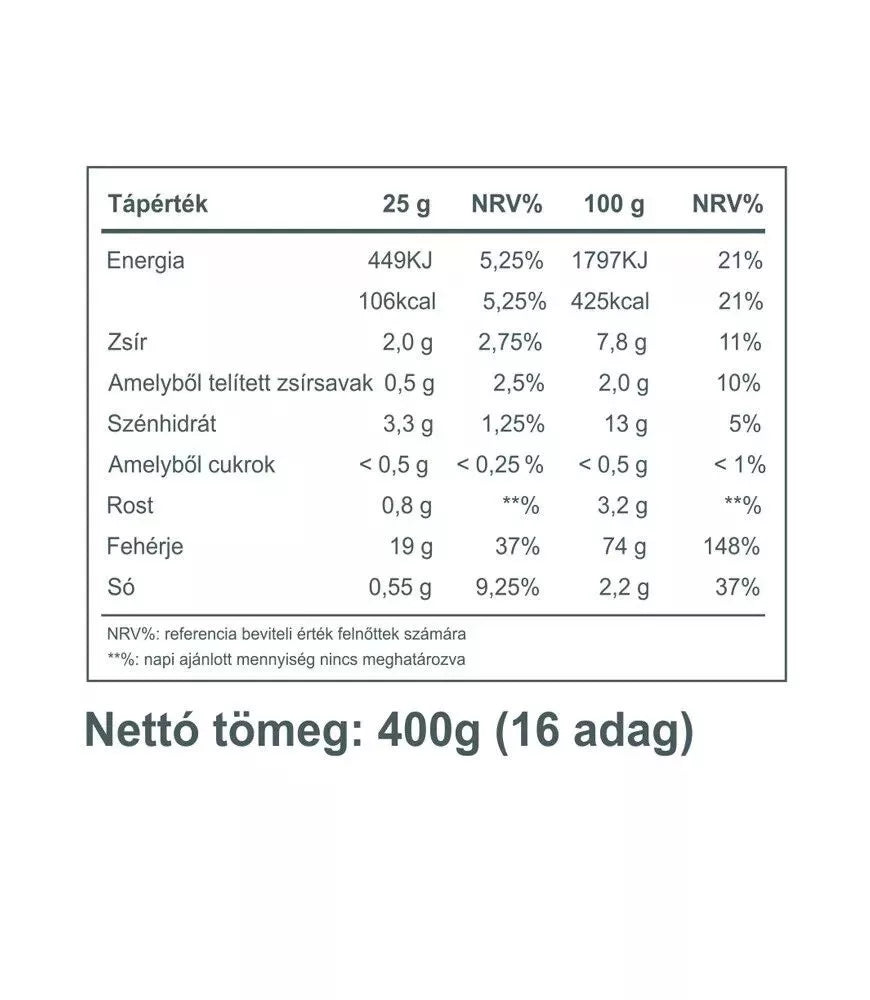Vitaking 100% Vegan Protein powder (400 g, Chocolate Cinnamon)