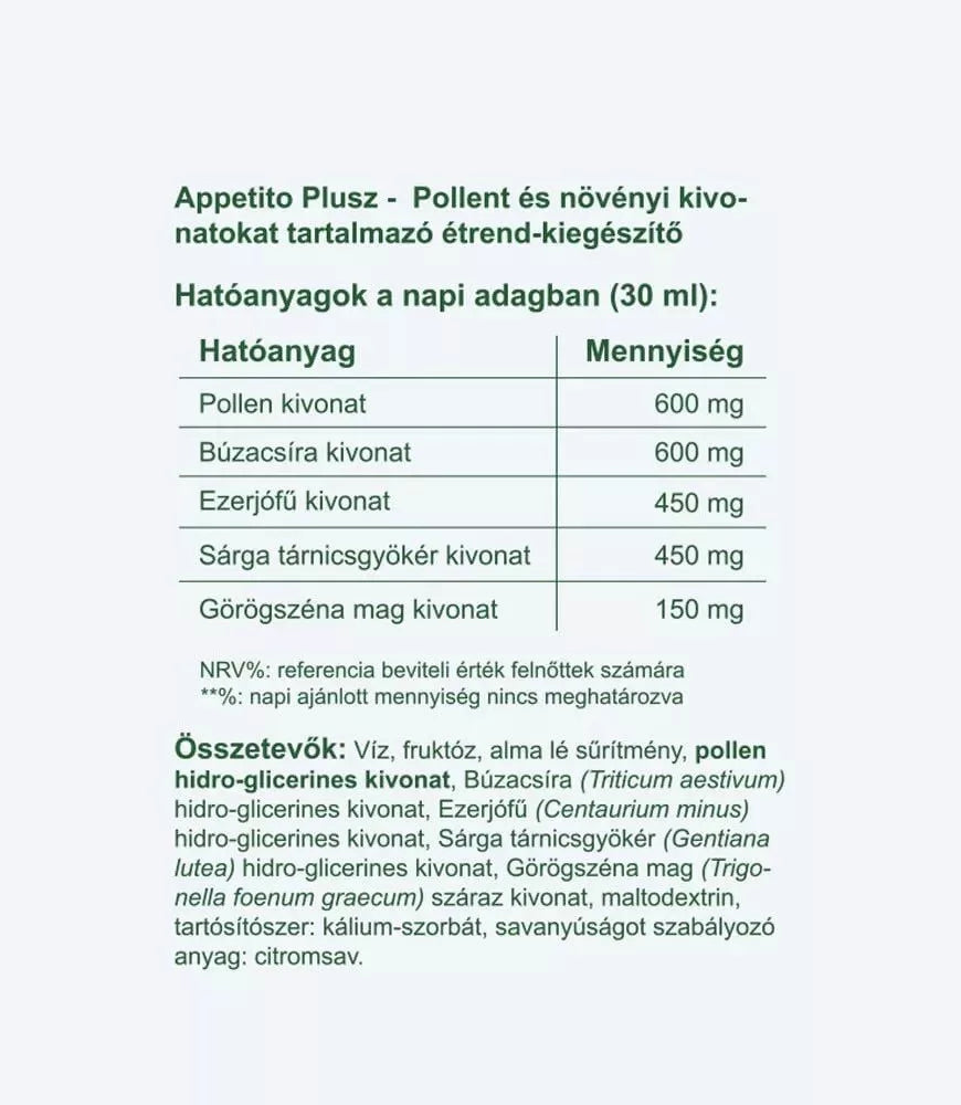 Vitaking Appetito Plus 200 ml - Herbal syrup (200 ml)