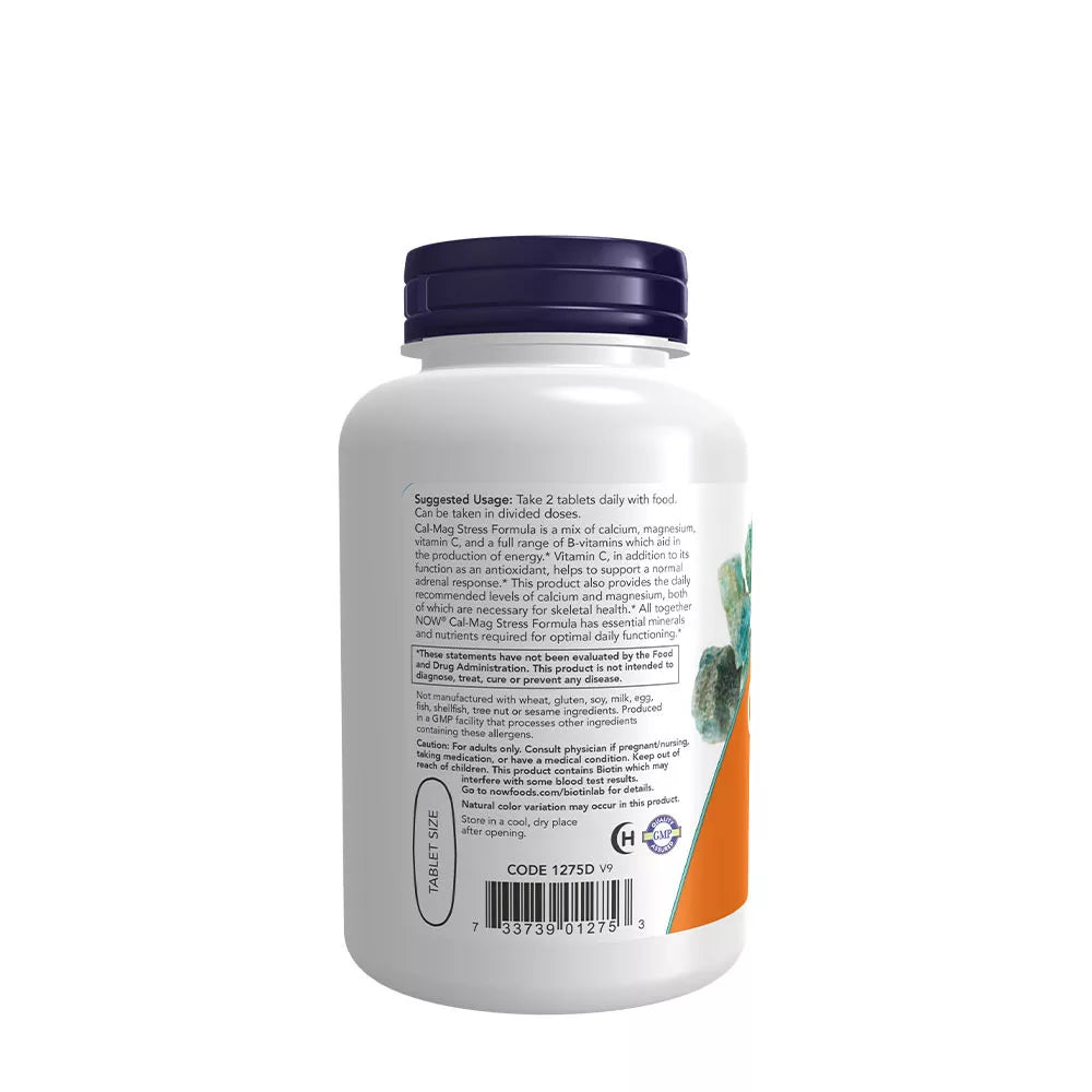 Now Foods Cal-Mag Stress Formula (100 Tablets)