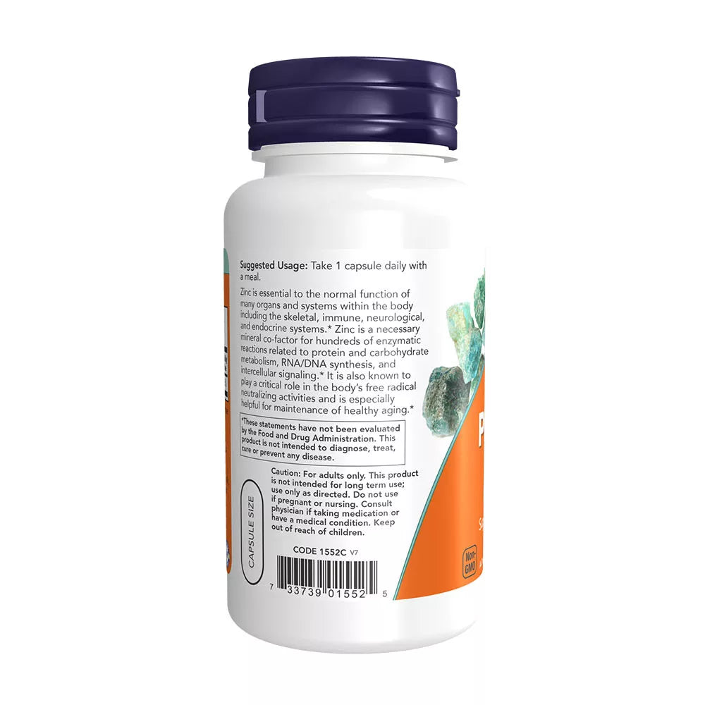 Now Foods Zinc Picolinate 50MG (120 Capsules)