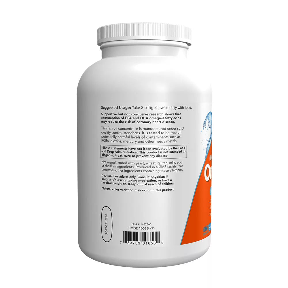 Now Foods Omega-3, Molecularly Distilled (500 Softgels)
