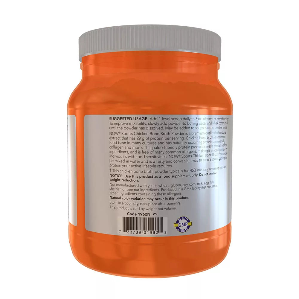 Now Foods Bone Broth, Chicken Powder (544 g)