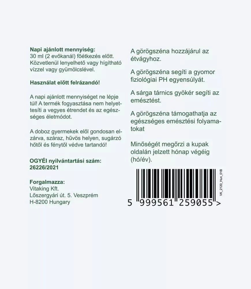 Vitaking Appetito Plus 200 ml - Herbal syrup (200 ml)