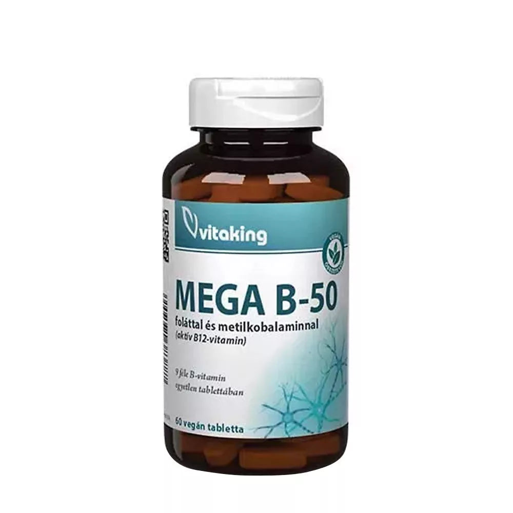 Vitaking Vitamin B-50 Complex (60 Veg Tablets)