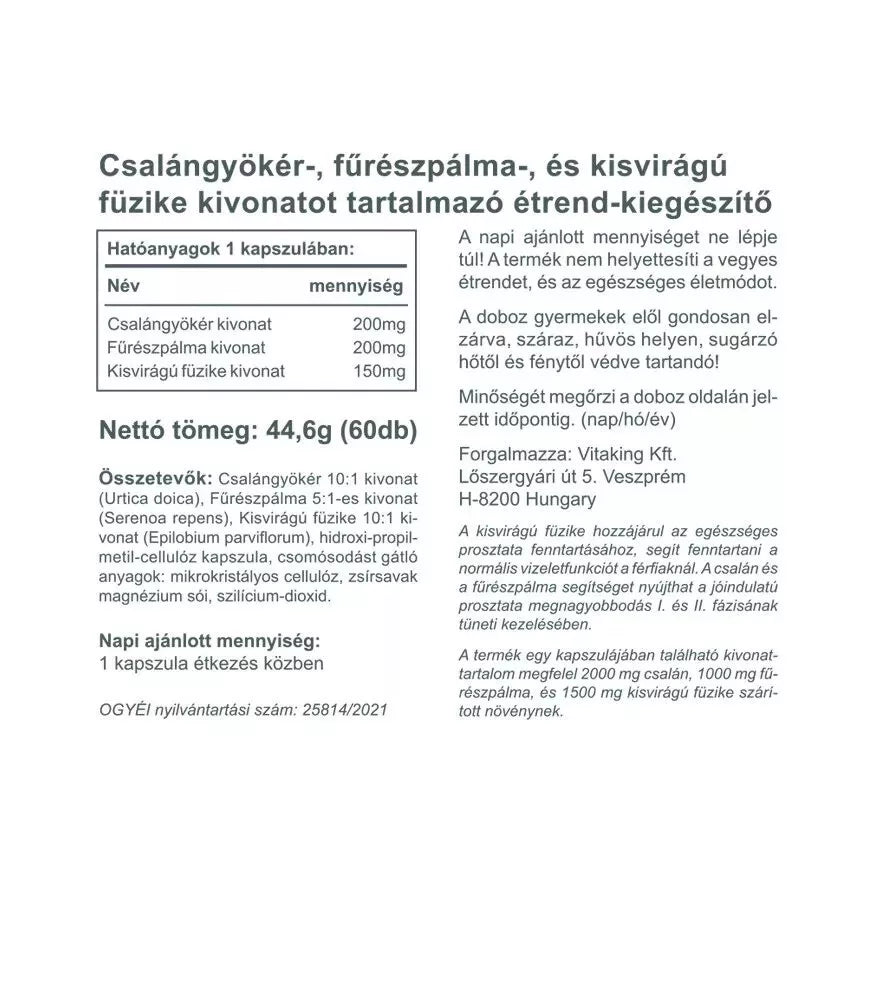 Vitaking Prostate Complex (60 Capsules)