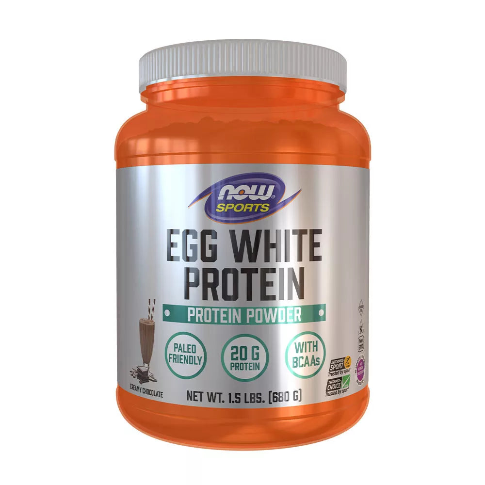 Now Foods Egg White Protein (680 g, Creamy Chocolate)