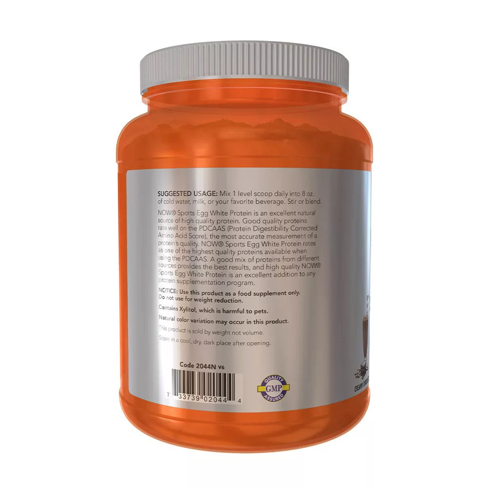 Now Foods Egg White Protein (680 g, Creamy Chocolate)