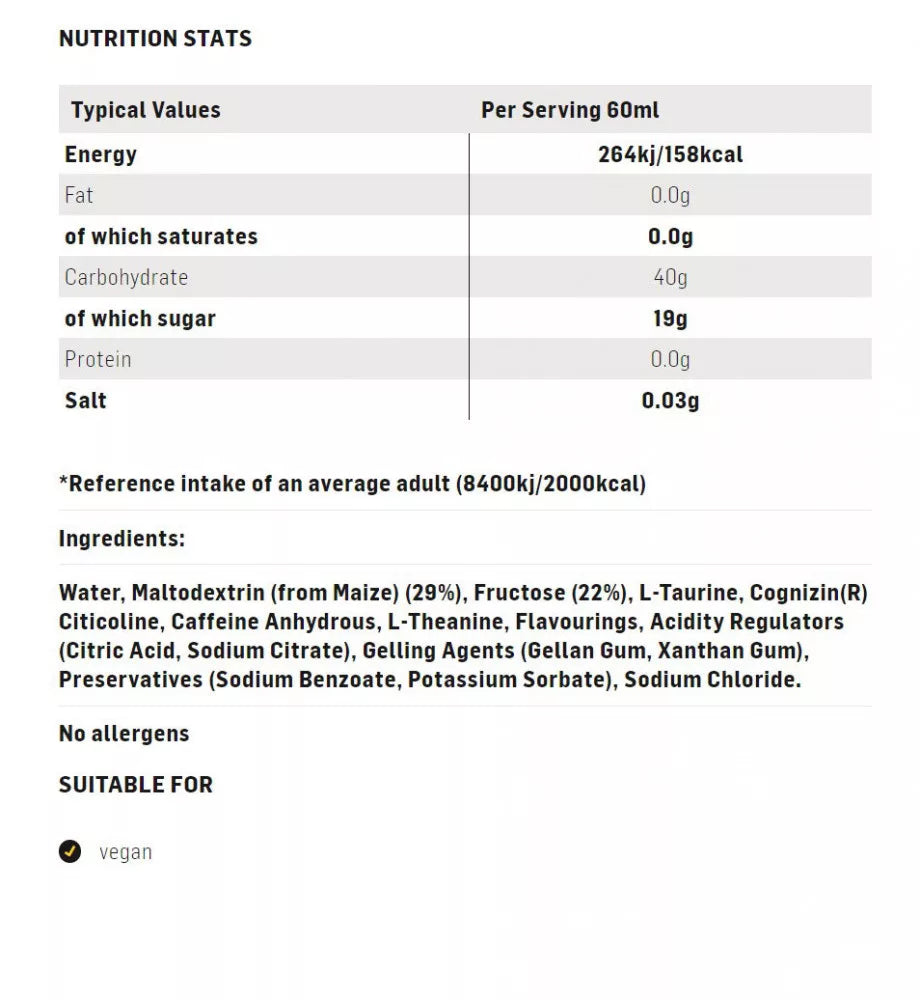 Science in Sport Beta Fuel Gel + Nootropics (60 ml, Apple)