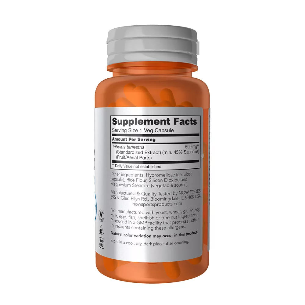 Now Foods Tribulus 500 mg (100 Veg Capsules)