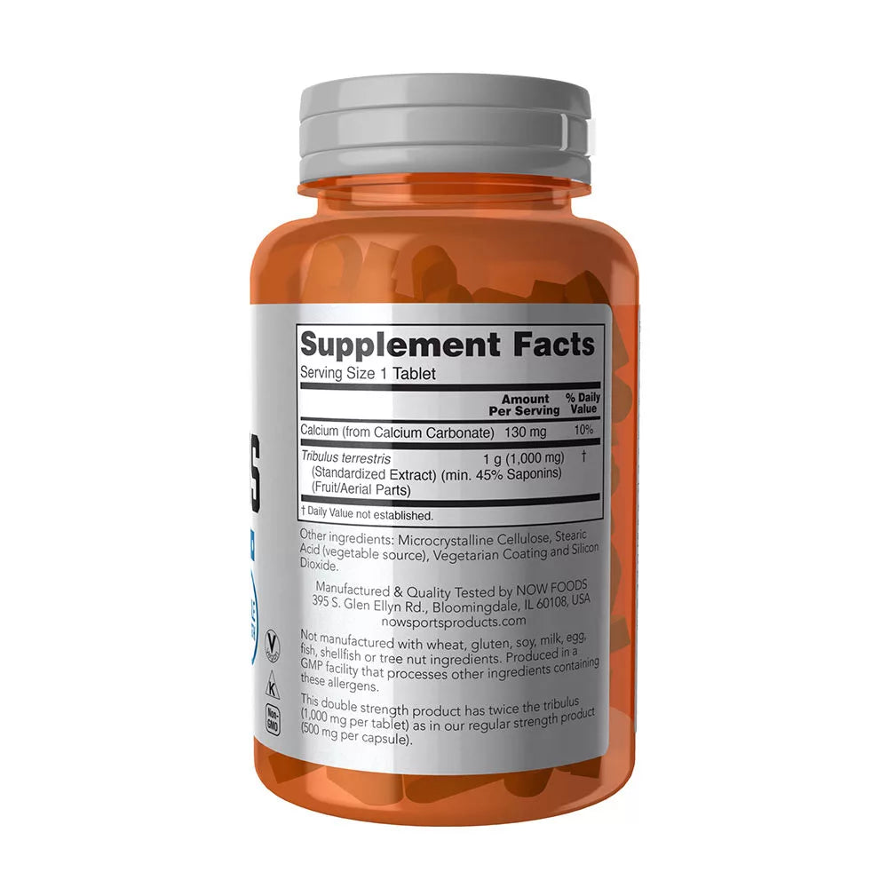 Now Foods Tribulus 1,000mg (90 Tablets)