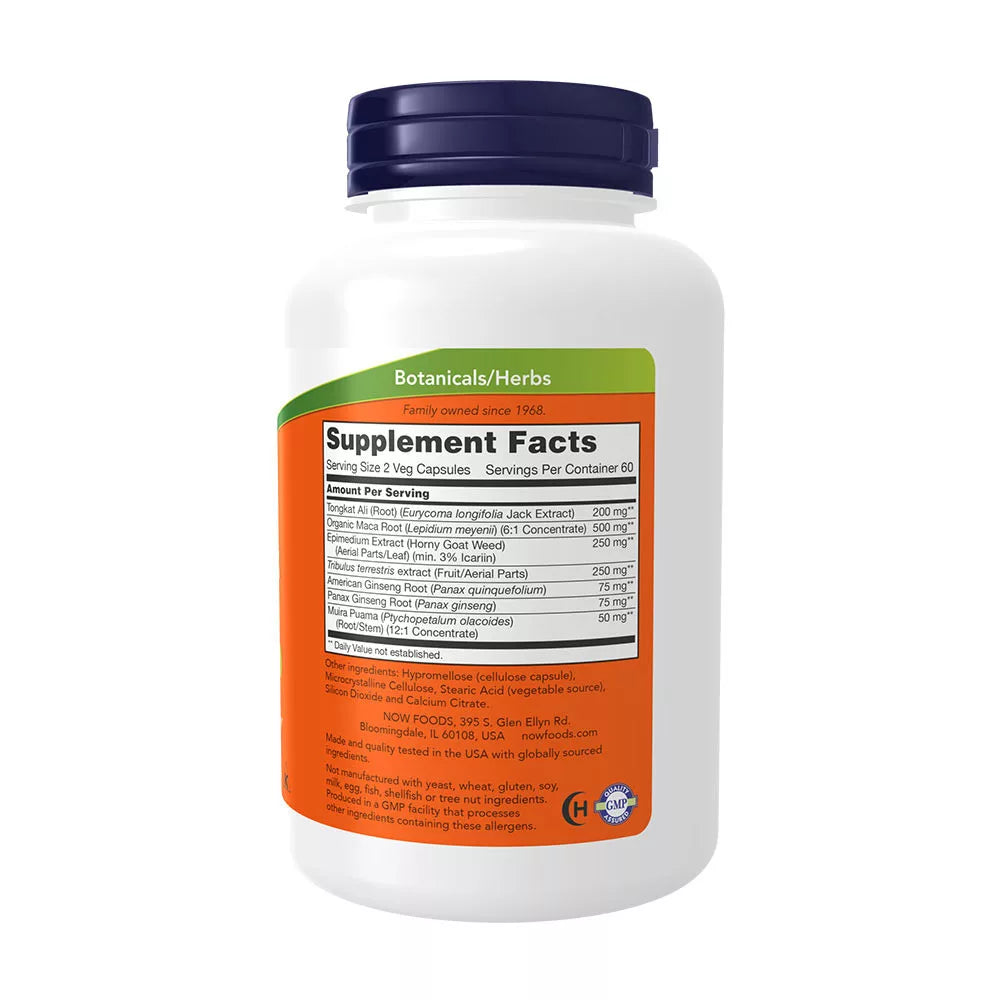 Now Foods TestoJack 200™ (120 Veg Capsules)