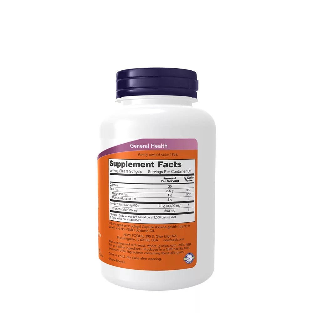 Now Foods Lecithin 1200 mg (100 Softgels)