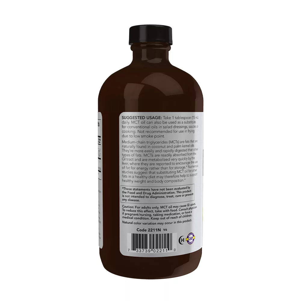 Now Foods MCT Oil (473 ml, Unflavored)