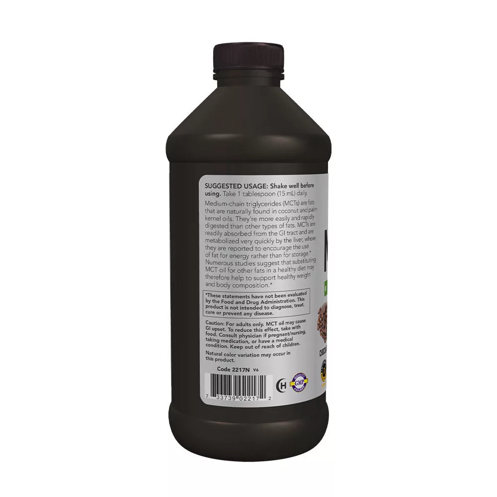 Now Foods MCT Oil (473 ml, Chocolate Mocha)