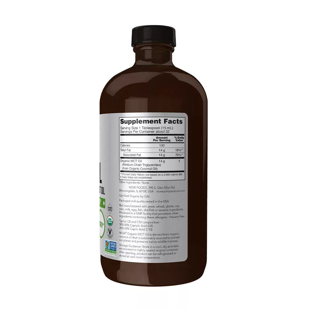 Now Foods MCT Oil, Organic (473 ml)