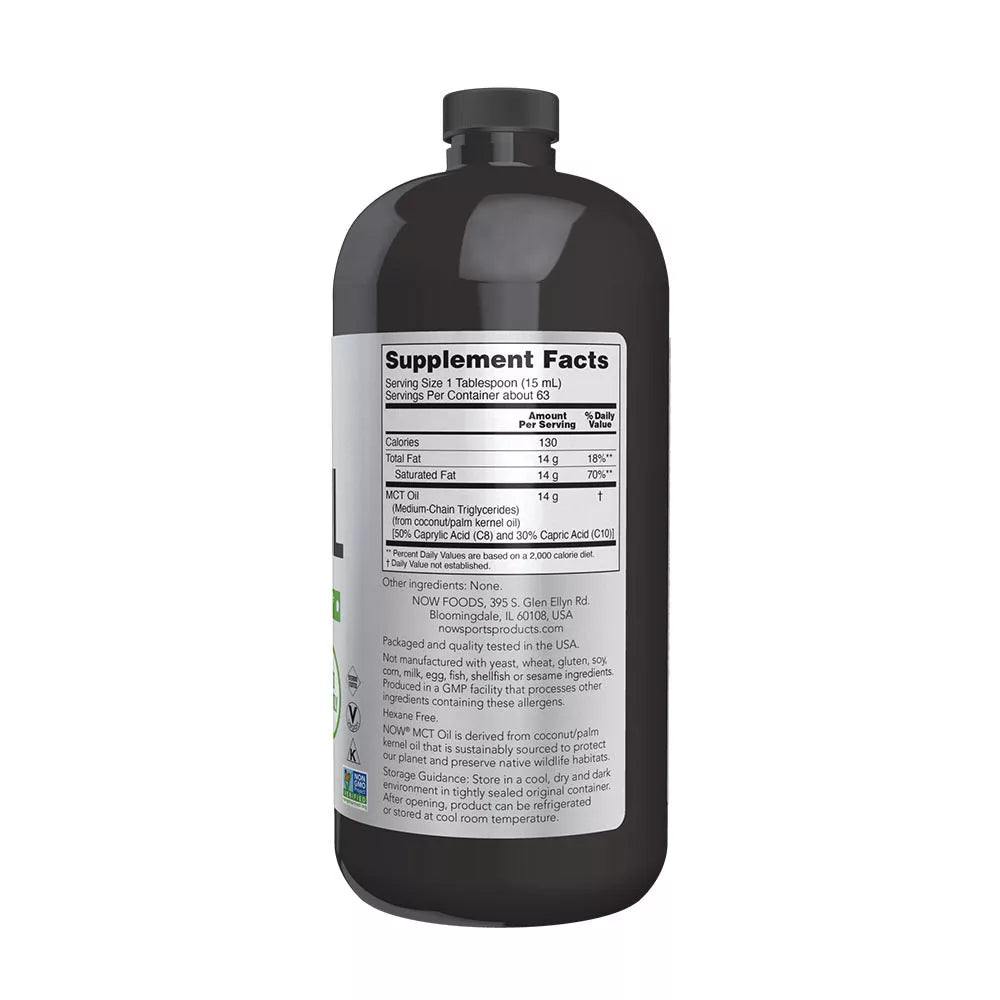 Now Foods MCT Oil, Organic (946 ml)