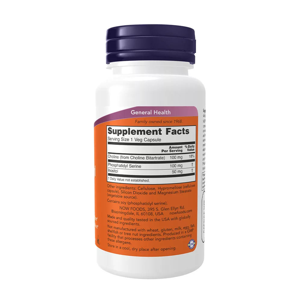 Now Foods Phosphatidyl Serine 100MG (60 Veg Capsules)