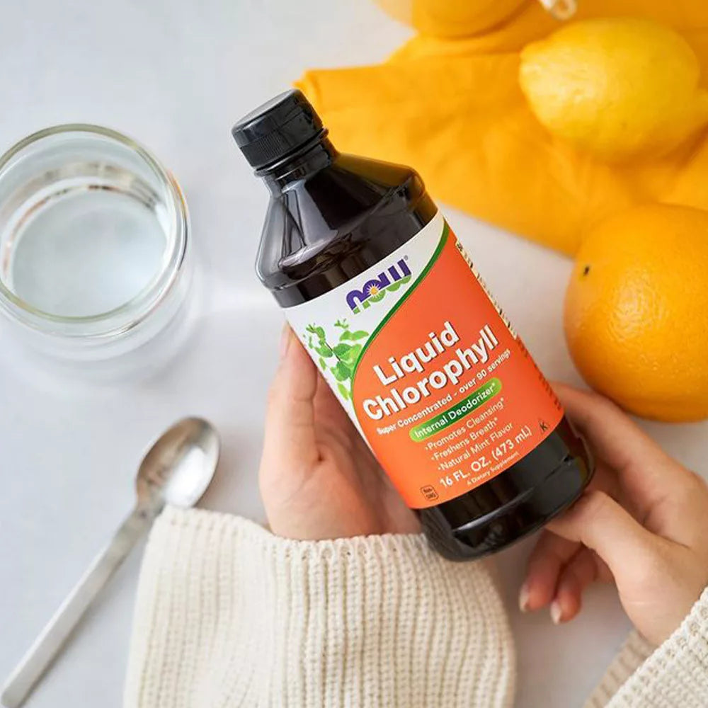 Now Foods Chlorophyll Liquid (473 ml, Mint)