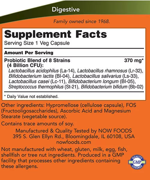 Now Foods Gr8-Dophilus (60 Veg Capsules)