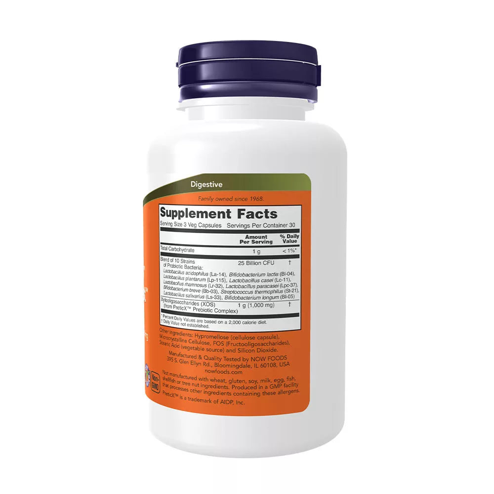 Now Foods Probiotic-10 & Bifido Boost (90 Veg Capsules)