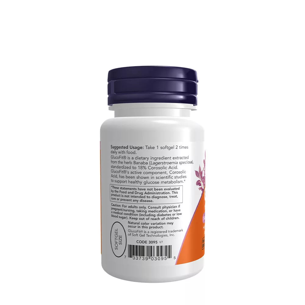 Now Foods GlucoFit® (60 Softgels)