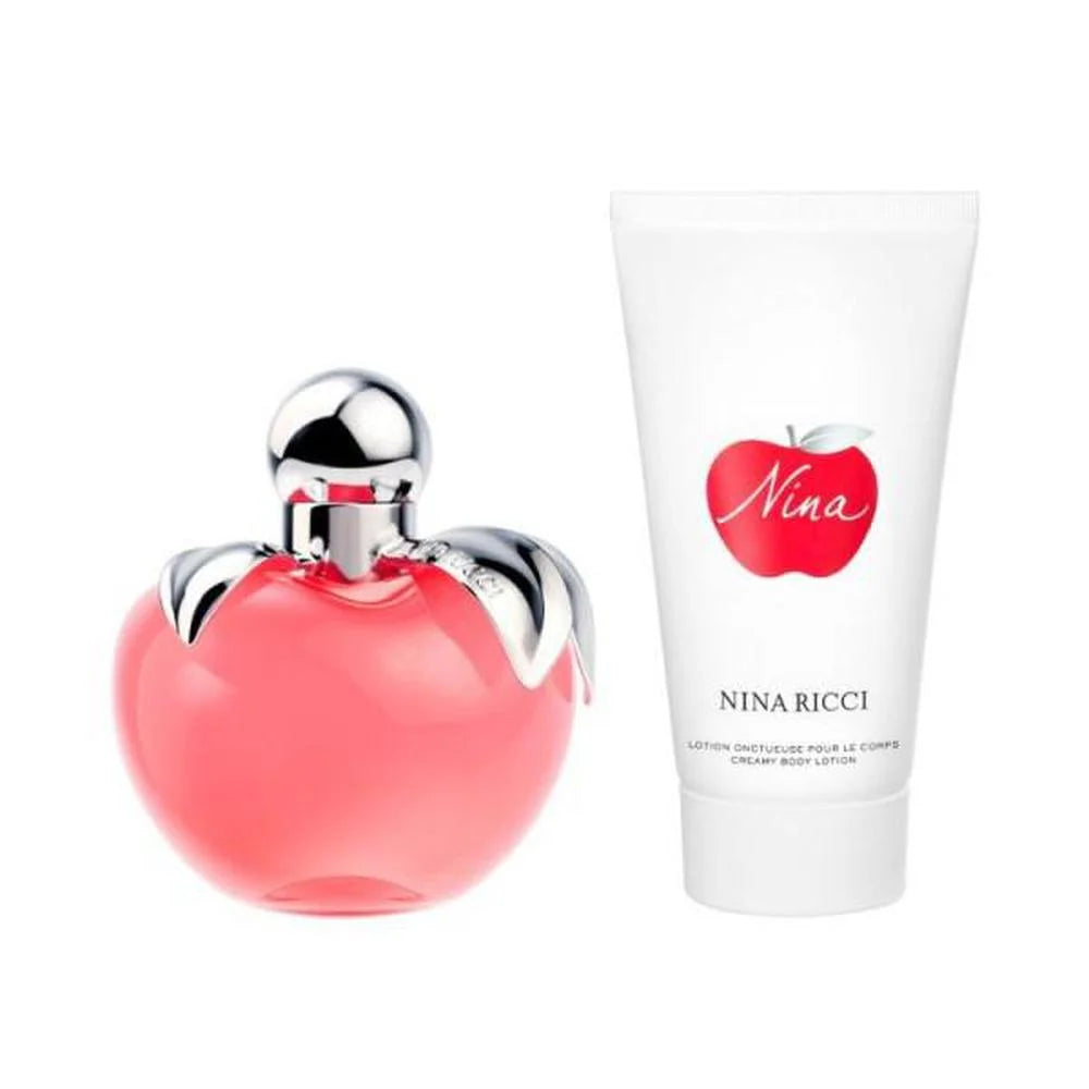 Nina Ricci Nina Eau De Toilette Recargable 80ml Creamy Loción Corporal 75ml