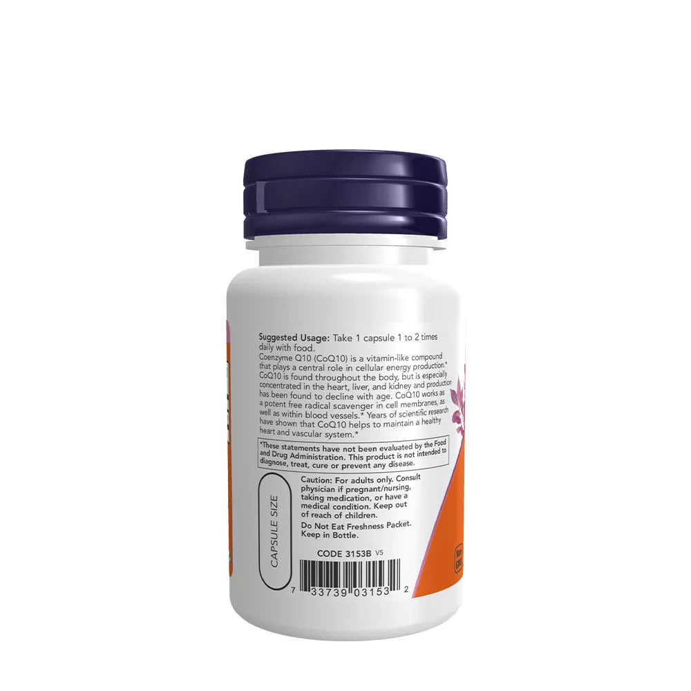 Now Foods CoQ10 60 mg (60 Veg Capsules)