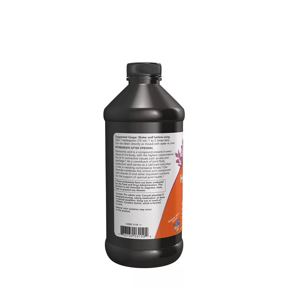 Now Foods Liquid Hyaluronic Acid 100 mg (473 ml, Berry)