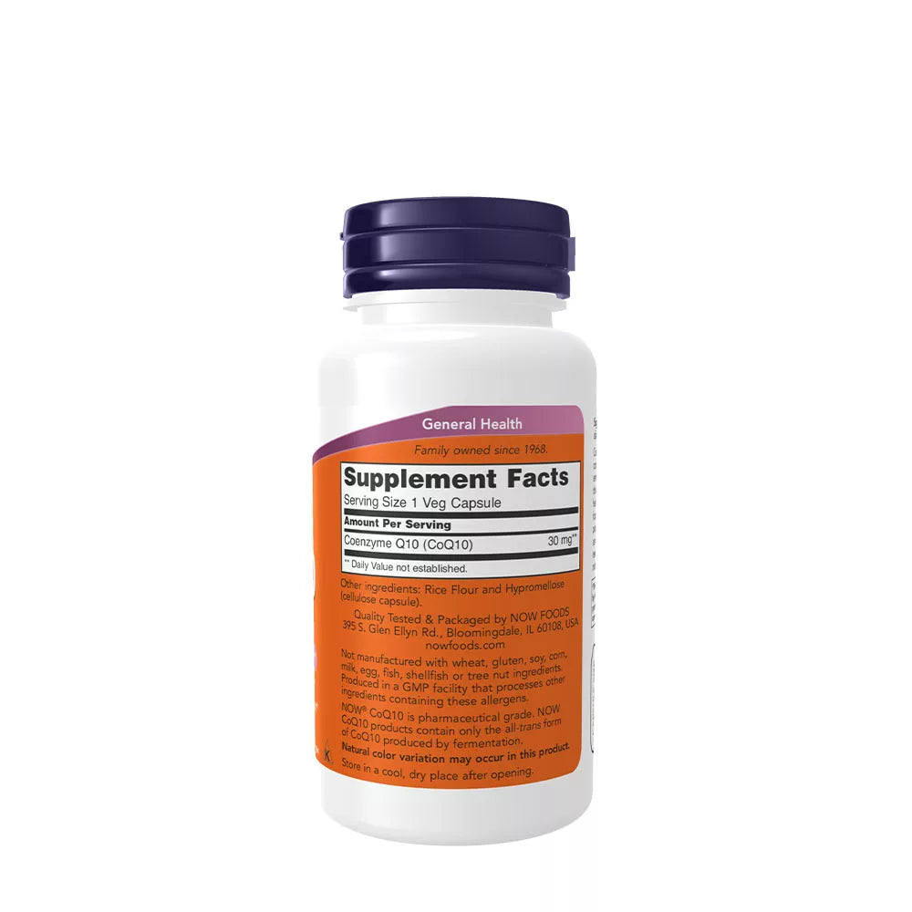 Now Foods CoQ10 30 mg Vegetarian (60 Veg Capsules)