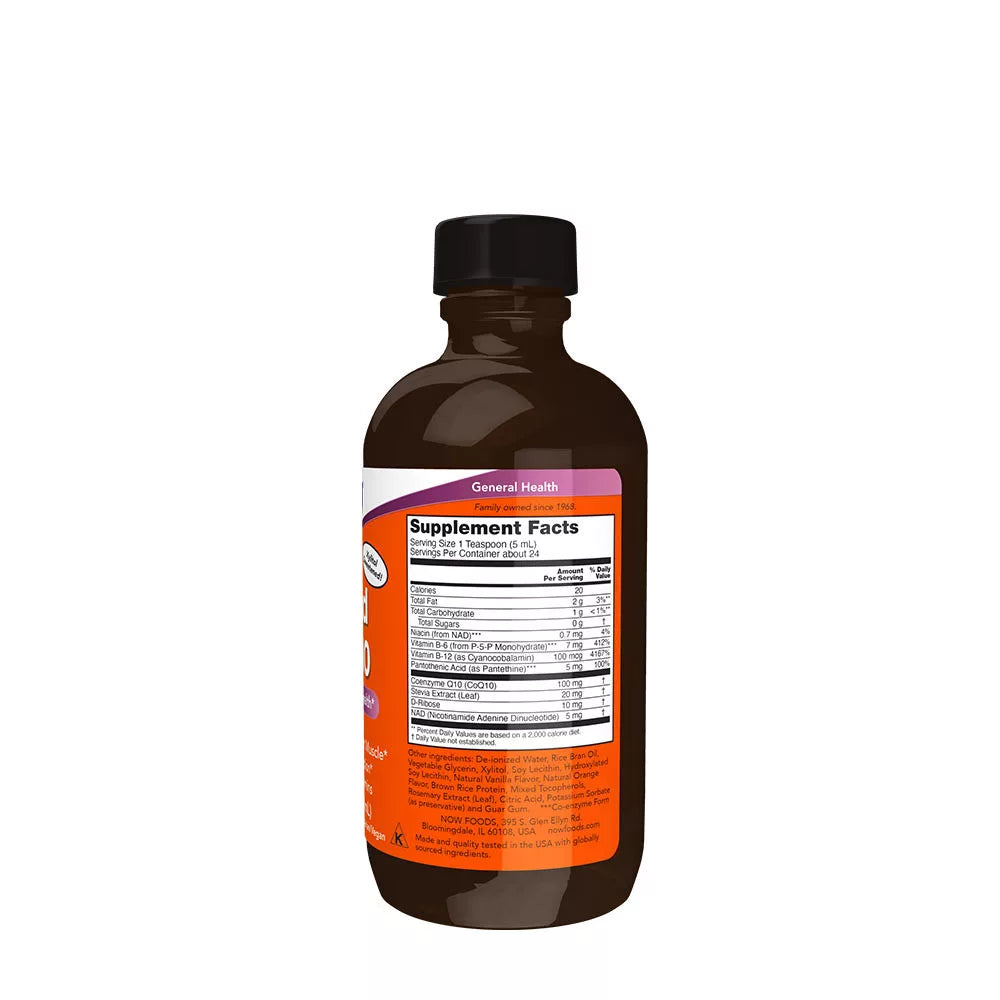 Now Foods Liquid CoQ10 Orange Flavor (118 ml)
