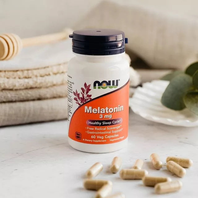 Now Foods Melatonin 3 mg (60 Capsules)