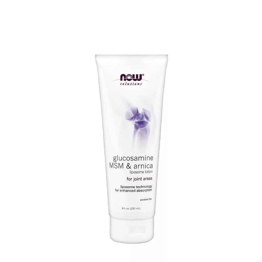 Now Foods Glucosamine, MSM & Arnica Liposome Lotion (237 ml)