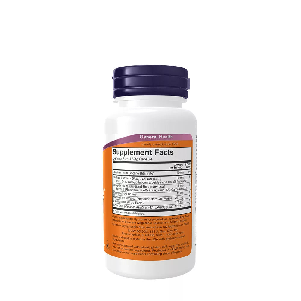 Now Foods Brain Elevate Veg Capsules (60 Veg Capsules)