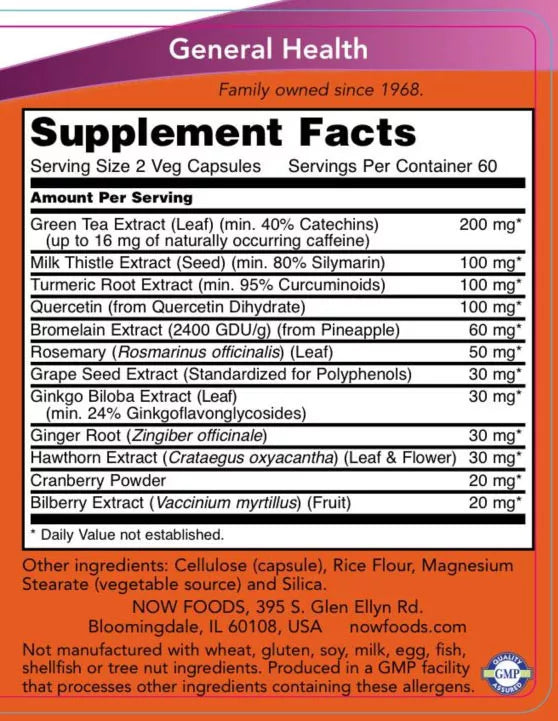 Now Foods Super Antioxidants (120 Veg Capsules)