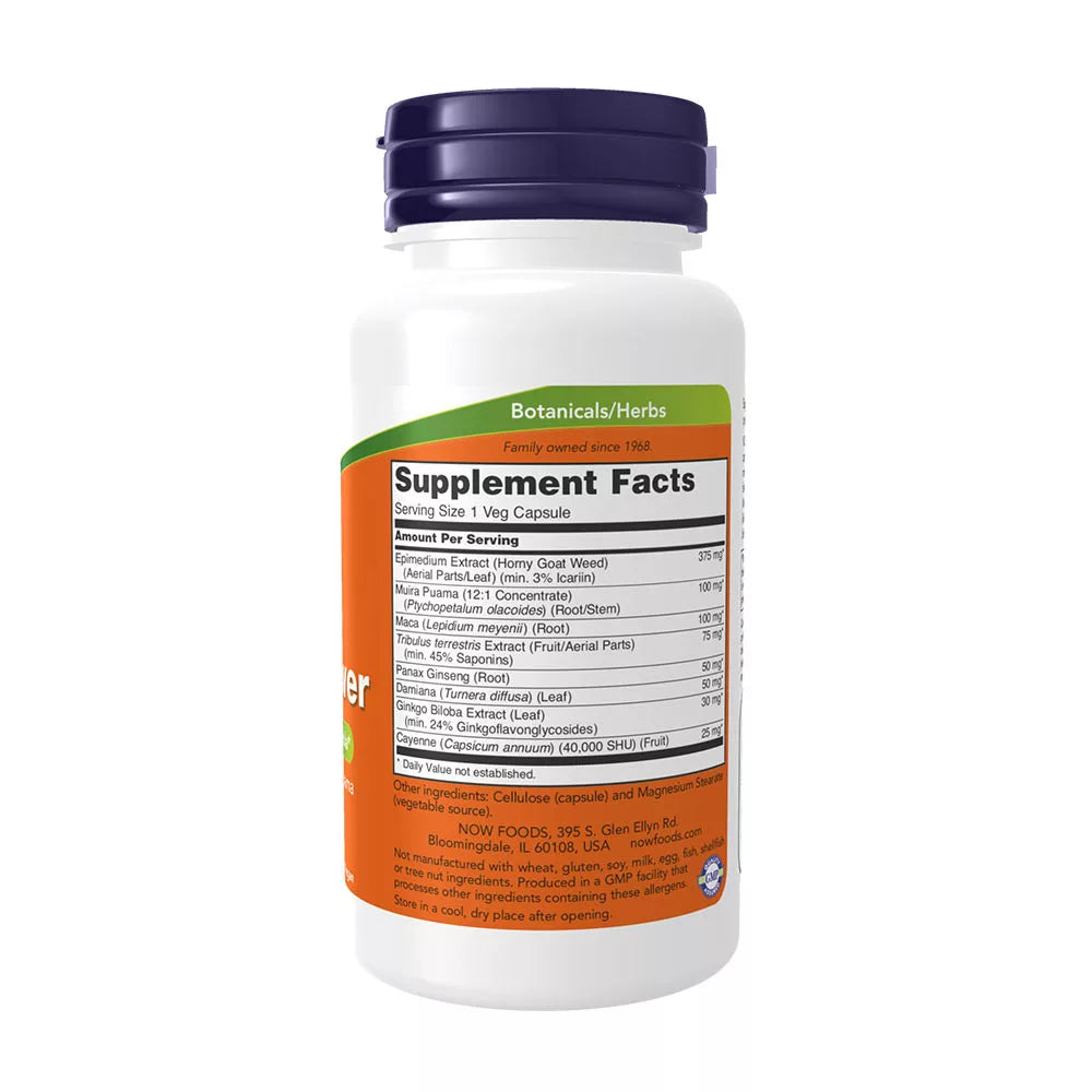 Now Foods Men's Virility Power Capsules (60 Veg Capsules)