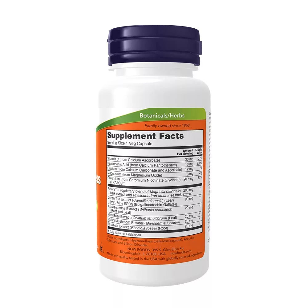 Now Foods Adrenal Stress Support with Relora (90 Veg Capsules)
