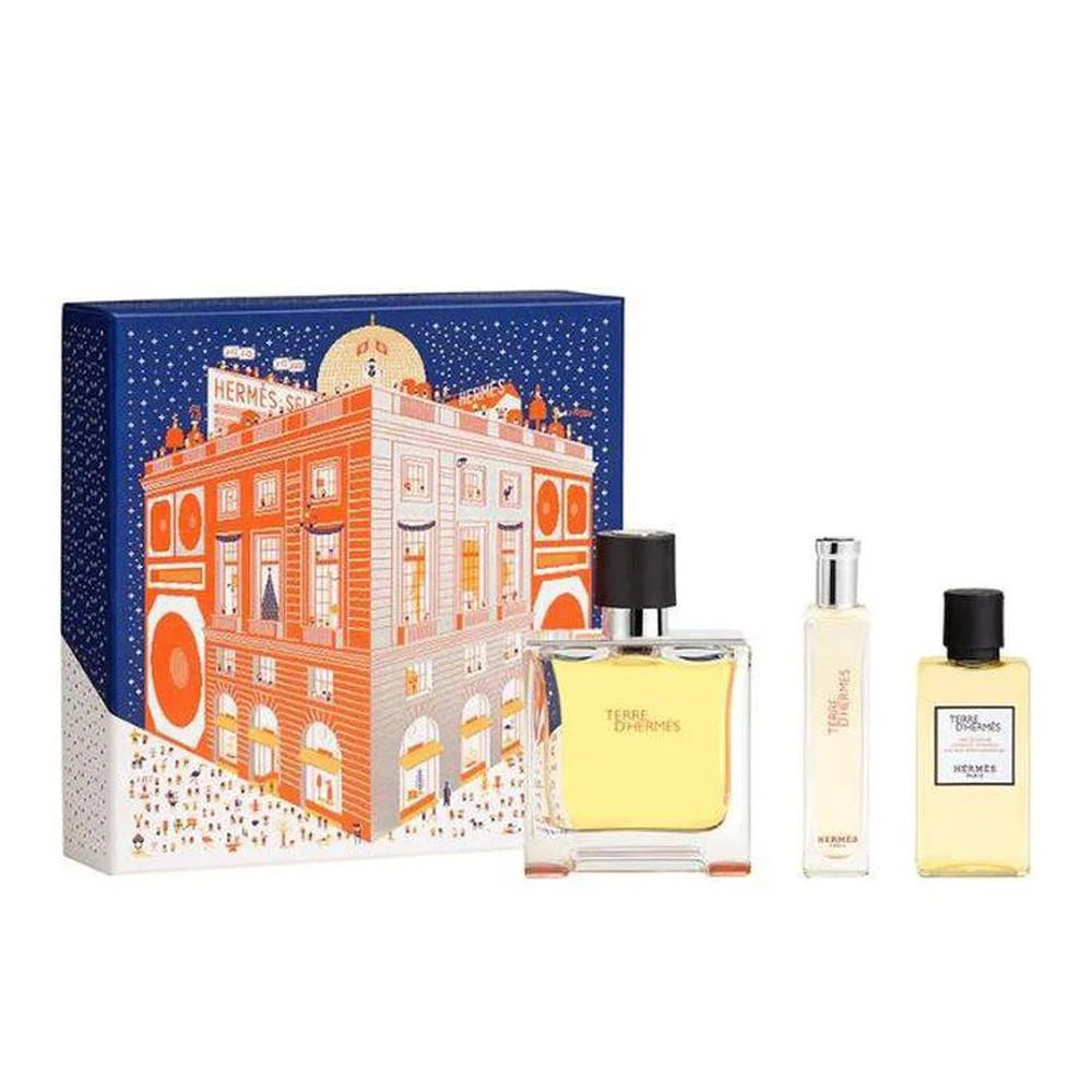 Hermès Hermes Terre Parfum Eau De Parfum 75ml Gel Ducha 40ml Spray De Viaje