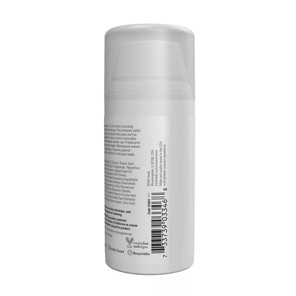 Now Foods Progesterone Cream (85 g)