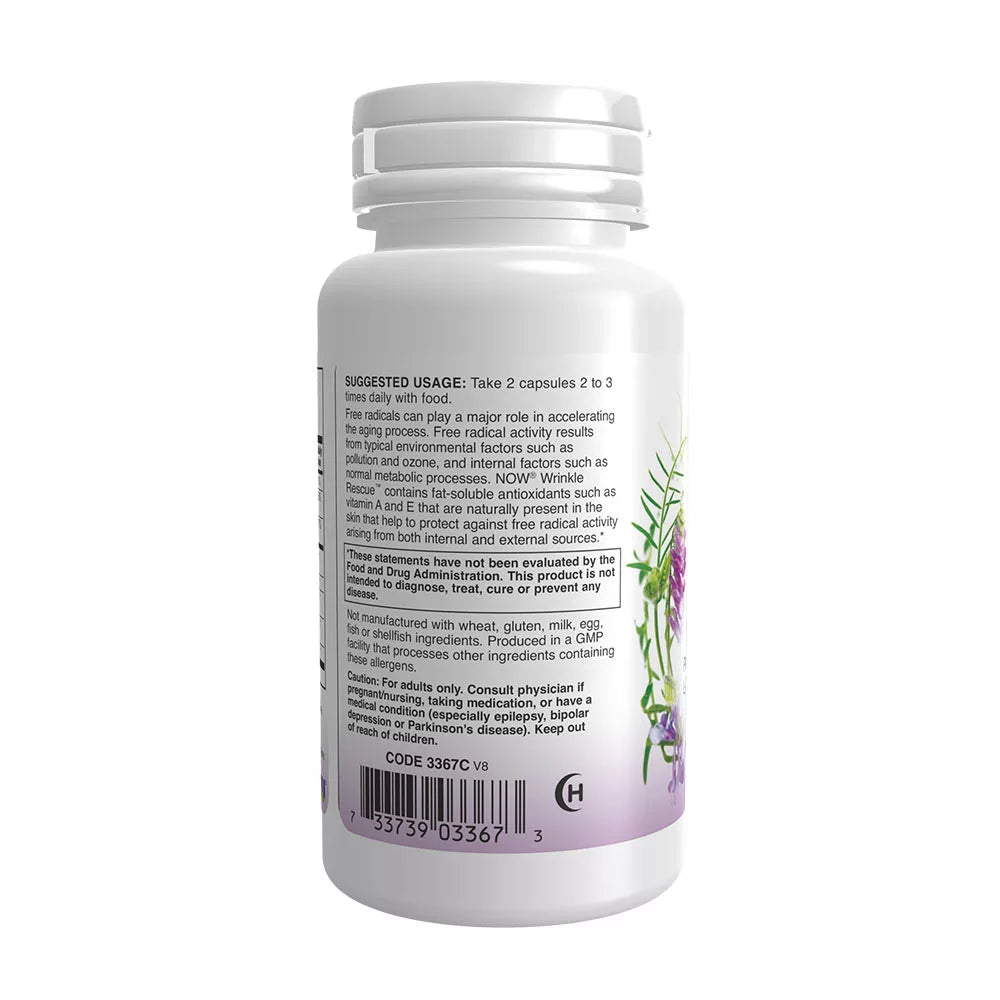 Now Foods Wrinkle Rescue™ Veg Capsules (60 Veg Capsules)