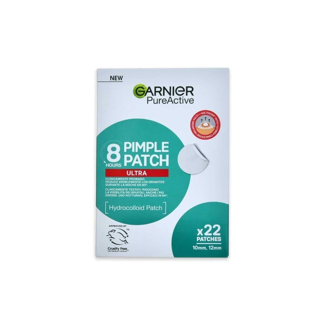Garnier Pure Active Pimple Patch 8h 22 U