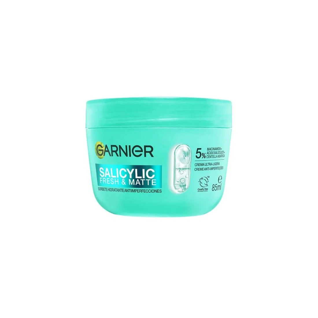 Garnier Salicylic Fresh y Matte Sorbete Hidratante Antiimperfecciones 85ml
