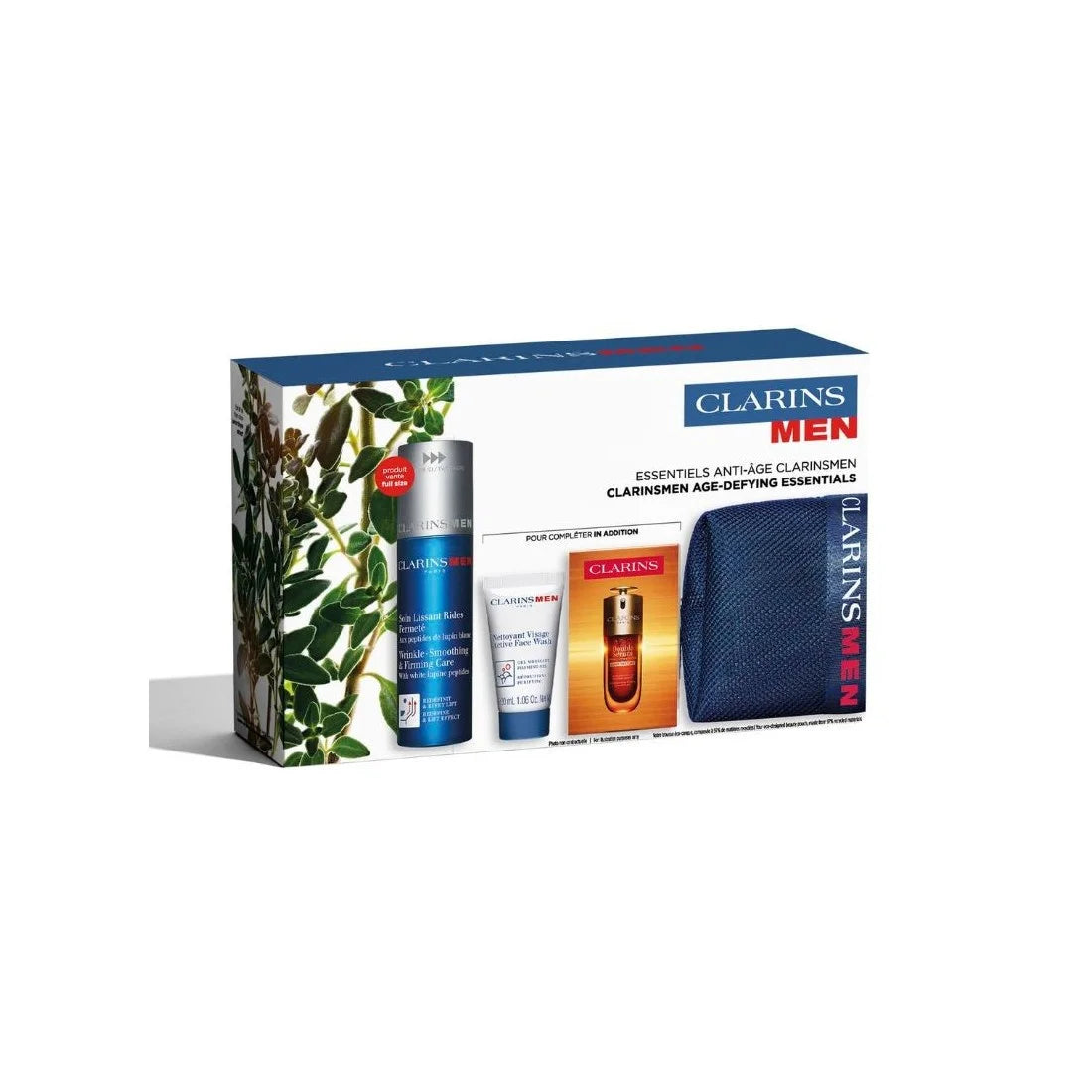 Clarins Men Gel Crema Antiedad y Firmeza Estuche 4 Piezas