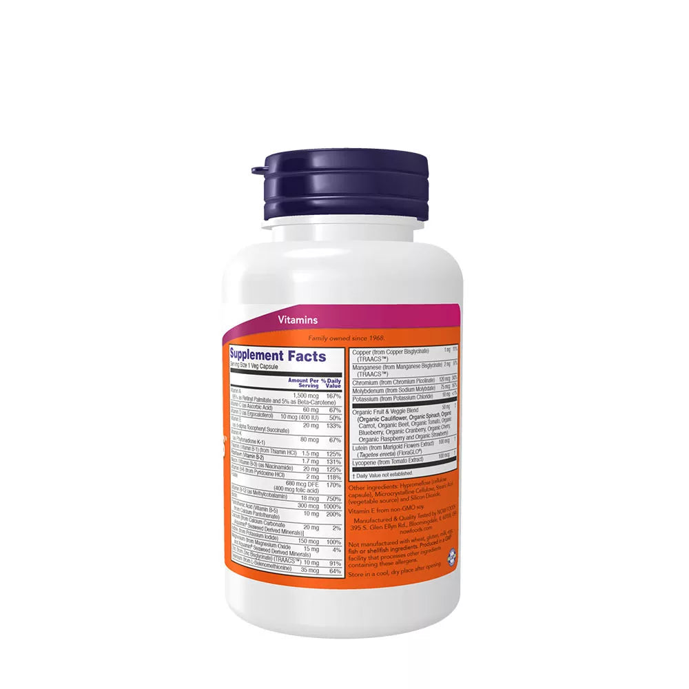 Now Foods Daily Vits (120 Veg Capsules)