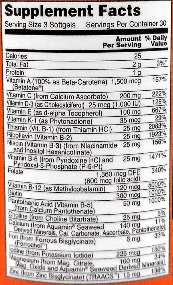 Now Foods Eve™ Women's Multiple Vitamin (90 Softgels)