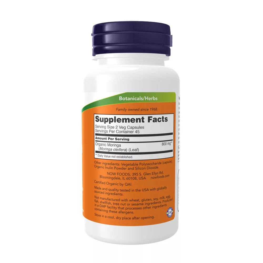 Now Foods Moringa Leaf (90 Capsules)