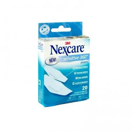 Nexcare Sensitive 360 20 Adhesive Bandages De Silicona